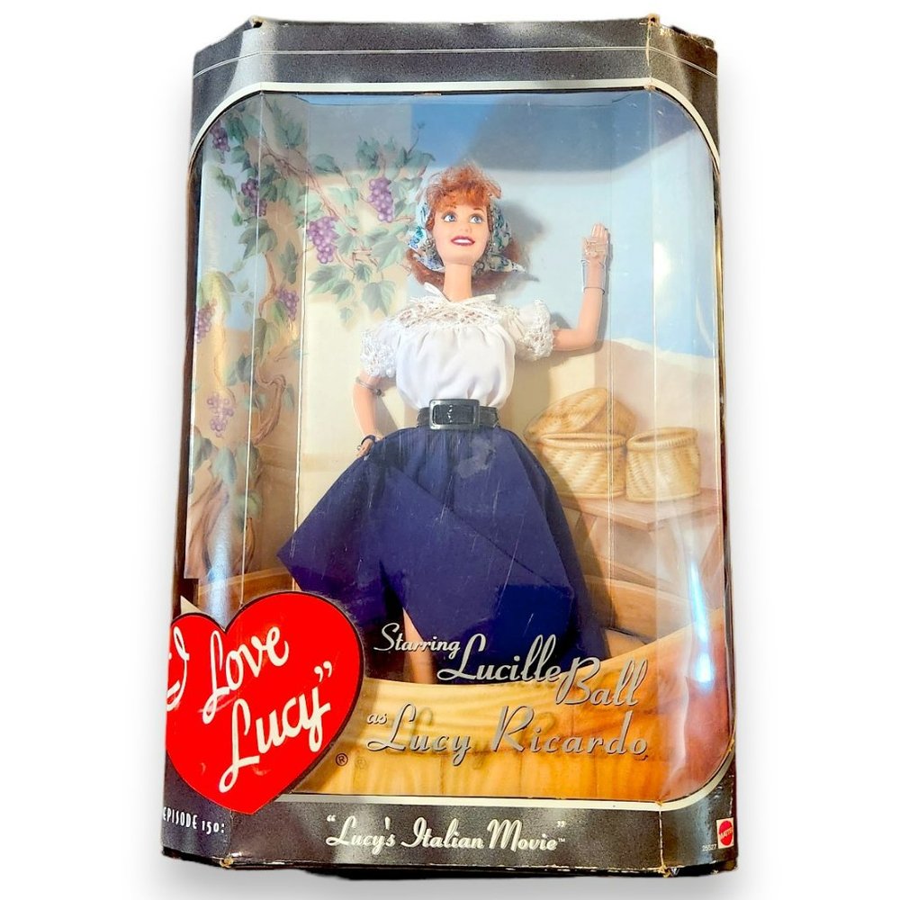 Vintage Barbie - 1999 Lucy Ricardo in "Lucy's Italian Movie" Episode 150 NIB